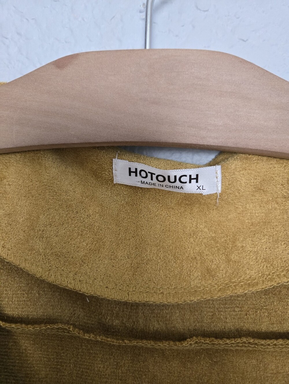 NWOT Faux Suede Fringe Vest - Picture 3 of 6